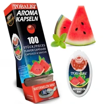 Tobaliq "WatermelonMint" Aromakapsel mit 100 Kugeln-1 Dose